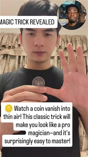 coin vanish magic trick