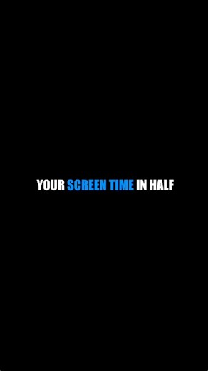 📵 CUT YOUR SCREEN TIME IN HALF! 4 Easy Steps #shorts