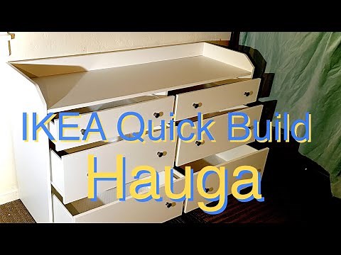 IKEA Furniture Quick Build | Hauga 6-Drawer Dresser