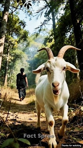 The woman abandoned the goat in the forest because it didn’t give milk 😢 #shorts #aivideo #usashorts