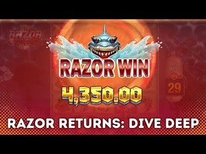 New Slot Machines 2023 🦈 Razor Returns Slot Review Max Win 🦈Best Push Gaming Slots #pushgaming