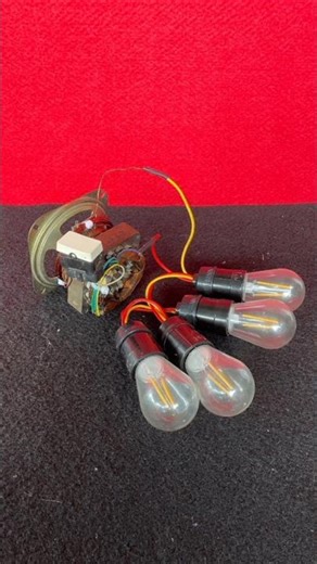 "I turn free energy 18kw into 220v free energy generator use old speaker and transformer