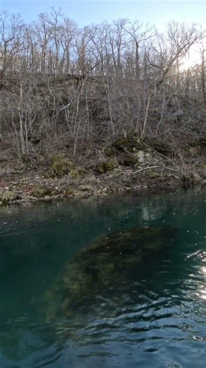 This is a nice bluff with some pretty clear water.