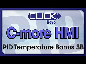 CLICK PID Tutorial Videos Bonus 3B - C-more PID Templates from AutomationDirect