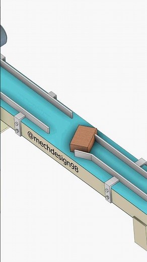 Bump Turn Mechanism | 90° Box Rotation Conveyor System Simulation