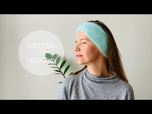 How to Knit Cute Twisted Headband on Magic Loop - Tutorial by CozySocksStore