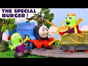 King Funlings Special Burger Toy Train Story With Thomas Trains