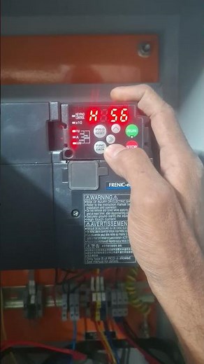 VFD auto and manual mode | fuji electric vfd | #vfd #zindalelectrical