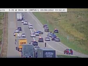 Iowa DOT cameras capture high-speed police chase through Des Moines metro