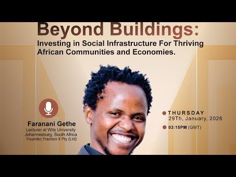 Feranani Gethe speaks on Impact of Social infrastructure in Urban Development