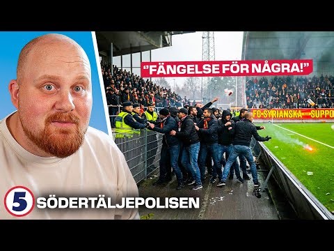 9 st Fotbollsfans DÖMDES efter KAOS match! | Reagerar på Södertäljepolisen #17