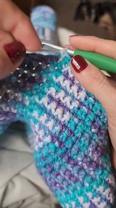 I'm putting together a lesson to teach you what I've learned about planned color pooling using variegated fibers. As I said in a previous post, this is my 3rd attempt to finish a color pooled project. I need to finish this before I can effectively teach you. What do you think of this technique though? Have you ever heard of it? If nothing else, enjoy 3 minutes of asmr real time crochet ♡ #myknottyhobby #crochet #asmr | My Knotty Hobby
