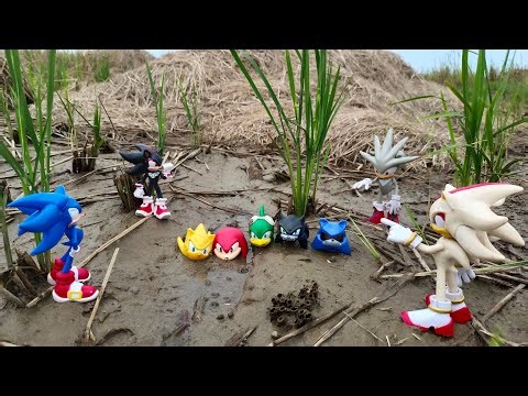 Sonic Hedgehog/Unboxing Figure/Super Sonic/Warehog/Metal Sonic/Knuckles/Super Shadow/Action Figure