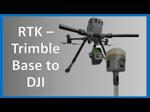 How to connect your Trimble GNSS Receiver to your DJI Drone