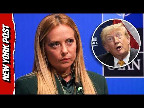Italian PM Giorgia Meloni Reveals Where She Currently Stands with Trump at NATO Summit