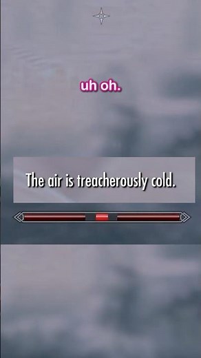 skyrim's survival mode is brutal #SummerOnShorts