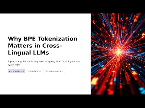 Why BPE Tokenization Matters for Cross-Lingual LLMs