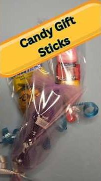 Candy Gift Sticks #diy #partygift #partyfavors #popsiclecrafts