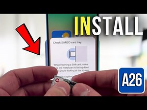 Install Dual SIM or SD Card on Galaxy A26 – Here’s How!