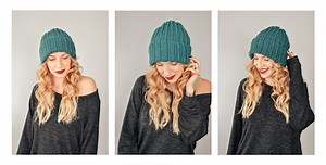 Easy Breezy Ribbed Beanie - Beginner Crochet Hat - The Turtle Trunk