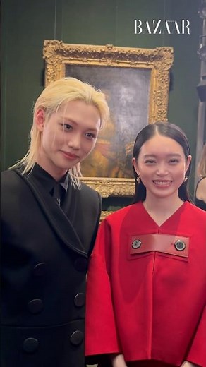 Stray Kids' Felix and Akari Takaishi were spotted together at the Louis Vuitton 2027 Cruise Colle...