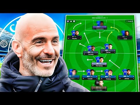 Enzo Maresca's BEAST Positional Play Tactic | INSANE REALISTIC CHELSEA REBUILD | FM24 TACTICS