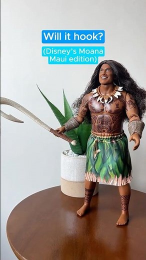 A legendary fish hook. A demigod’s confidence 🌊 What can’t #maui hook? #moana #moanaliveaction