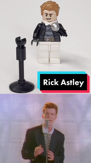 How To Build LEGO Rick Astley! #rickastley #lego #rickroll #Rick #legocustom #viral