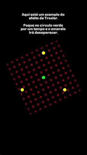 Tech Oculta | O efeito Troxler é um fascinante fenômeno visual em que os detalhes em nossa visão periférica desaparecem lentamente quando fixamos o olhar... | Instagram