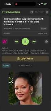 Gravitas Crunch: Personal research, feed radio