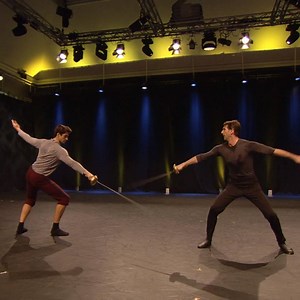 ⚔️ Swashbuckling Sunday You'll be exhausted just watching Nehemiah Kish and Reece Clarke rehearsing this intense sword-fight from The Royal Ballet's Romeo and Juliet | Royal Ballet And Opera
