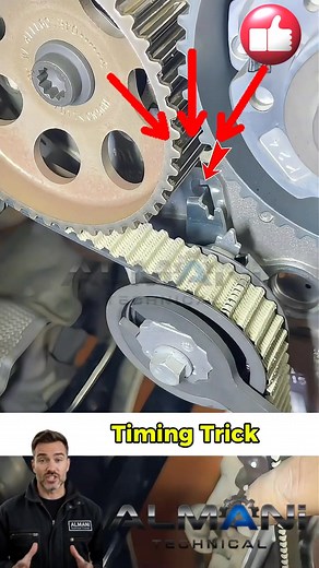 The Easiest Way to Set Engine Timing mechanical #mechanic | Automobile Section