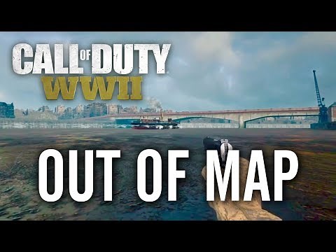 COD WW2 - Out of Map Glitch on London Docks