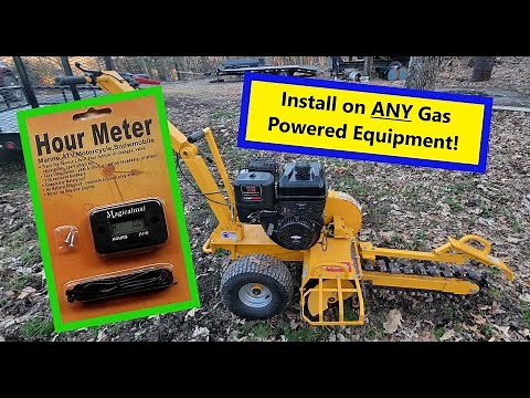How To INSTALL a HOUR METER on ANY Gas Powered equipment!
