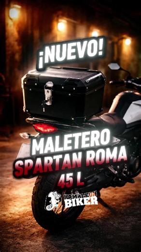 Nuevo maletero Spartan Roma 45L 🔥 Más espacio para tu próxima rodada Más espacio, más comodidad y más libertad en cada recorrido. 🏍️✨ El maletero Spartan Roma de 45 litros es perfecto para quienes necesitan mayor capacidad de carga sin perder estilo. Ideal para guardar casco, objetos personales y todo lo que necesites en tu día a día o en viajes largos. Diseñado para brindarte practicidad y seguridad en cada trayecto, convirtiéndose en el complemento ideal para tu moto. Si quieres el tuyo, vis