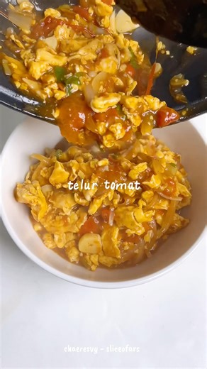 Definisi comfort food yaa telur tomat ini #food #cooking #masakansimple