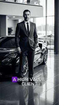 He didn't sell the car. He sold the fear of losing it.