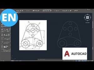 AutoCAD - 2D Tutorial for Beginners - Exercise 10