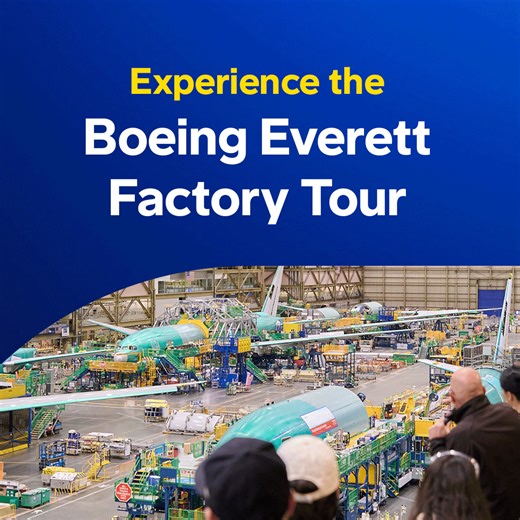 156 reactions · 13 comments | Book a factory tour and get free general admission to our Gallery exhibits. Plan a unique aviation experience today! | Boeing Future of Flight | Facebook