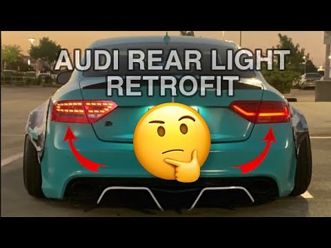 Audi A5/A3/A4 B8 to B8.5 Rear Light upgrade and Retrofit (NO PROGRAMMING OR VAG NEEDED)