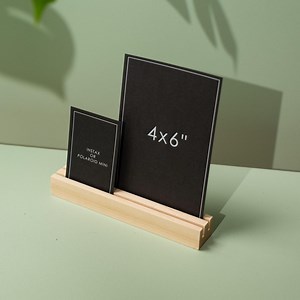 Double Slot Wooden Stand - Walnut or Maple Wood With Two Slots Dual Multiple Display Bar Menu Retail Signs Business Signage Cafe Restaurant - Etsy