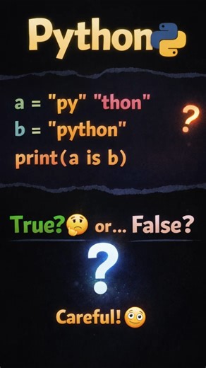 Python Same String But Memory Different Explained in Tamil | Q54 #shorts #shortsfeed
