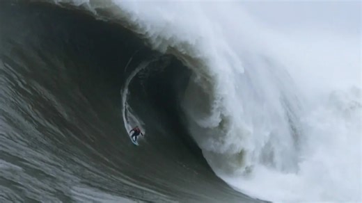 Meet the surfer chasing a world record at California's renowned big wave site