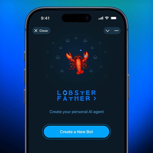 Telegram 上线了一个挺有意思的能力,叫 Managed Bots让机器人创建和管理机器人 而且机器人之间能互相聊天了以前你想要一个专属 AI 助手 Bot，得打开 BotFather、输命令、复制一长串 token、回到开发者网页粘贴、配 webhook，普通人 90% 卡在第三步就放弃了。现在变成两步：点链接、确认名字。几秒后你的聊天列表里多了一个挂着你起的名字的 Bot体验上跟以前最大的差别其实是心理感受，公共 Bot 像在用客服，专属 Bot 像有个私人助手。说话方式都不一样了。能干啥(脑洞别太小)• 个人 AI 助手:每个用户挂自己名字一个 bot,记忆 / 配置 / 连的账号全隔离• 客服 SaaS:平台让每个商家一键开一个挂自家品牌的客服 bot• AI Agent 平台:用户点链接就开通,省掉注册下载订阅整套流程• 内容订阅:每个订阅者一个专属推送 bot,频率内容按偏好定制