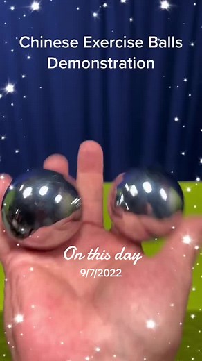 Chinese Exercise balls help relieve stress and exercise your hands and... | exercise