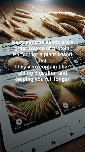 Nutitional Benefits Of Seasame Seeds #facts #science