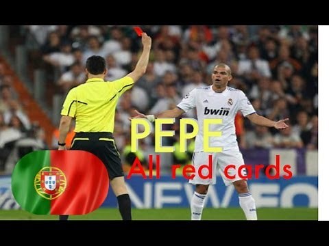 Pepe All Red Cards In His Football Career