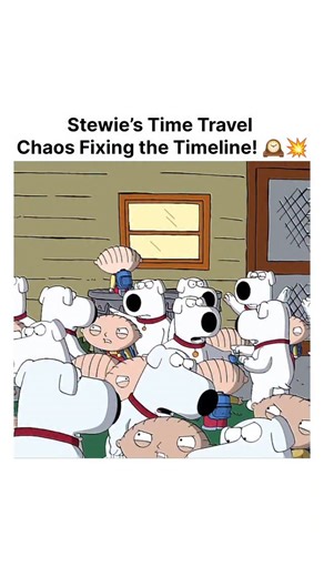 trendsport on Instagram: "Stewie Griffin takes charge in this wild time-travel adventure! 👶🚀 After things get a bit messy with multiple versions of himself and Brian, Stewie has to step up and restore order to the universe. Watch as he wrangles a crowd of Brians and Stewies, setting rules for their individual time machines—no Harry Potter novels, no stepping on bugs, and definitely no investment advice! 🚫🐛💵 Things take a tense turn when Stewie has to make a tough call to ensure there are no