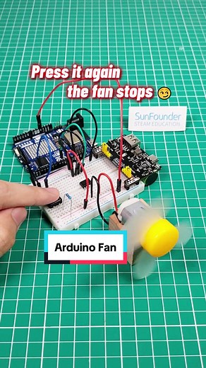 DIY Tech: Building an Arduino-Controlled Fan! #arduino #diy #arduinoproject #engineering #tech #stem #stemeducation