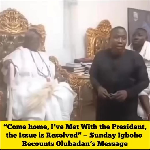 Chief Sunday Adeyemo, also known as Sunday Igboho, paid a visit to the Olubadan of Ibadanland, Oba Rashidi Adewolu Ladoja, to express gratitude after his name was removed from Nigeria's wanted list. | Lizzy Bee Blog